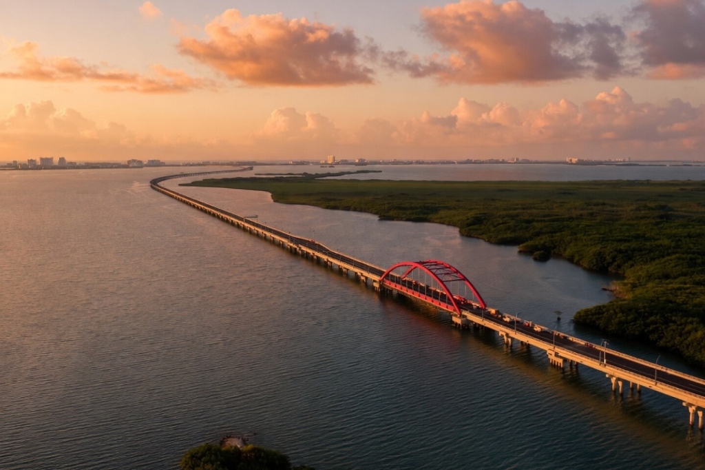 Puente Vehicular Nichupté en Cancún - Respaldo Energético K-tronix